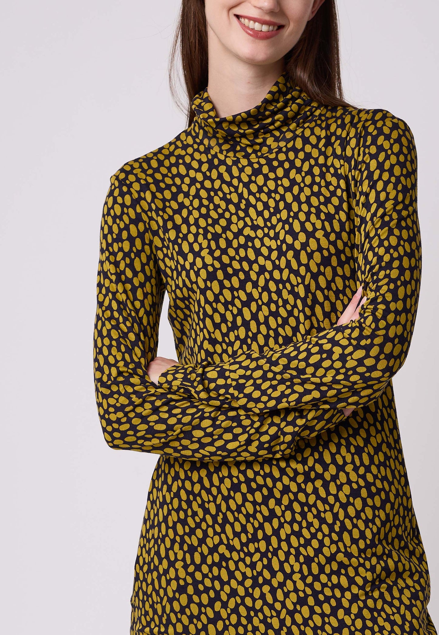 Pull col roulé, modèle Anna