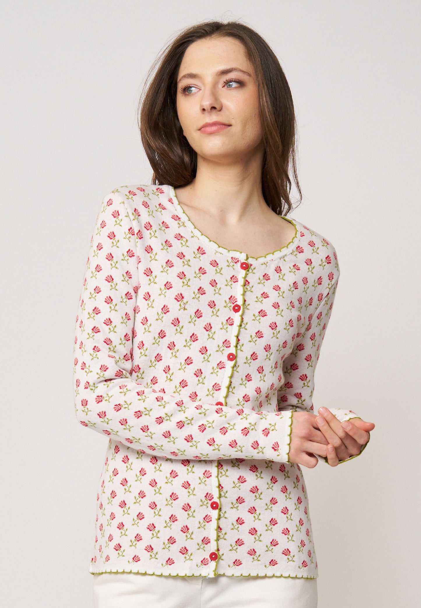 Strickjacke, Modell Lena