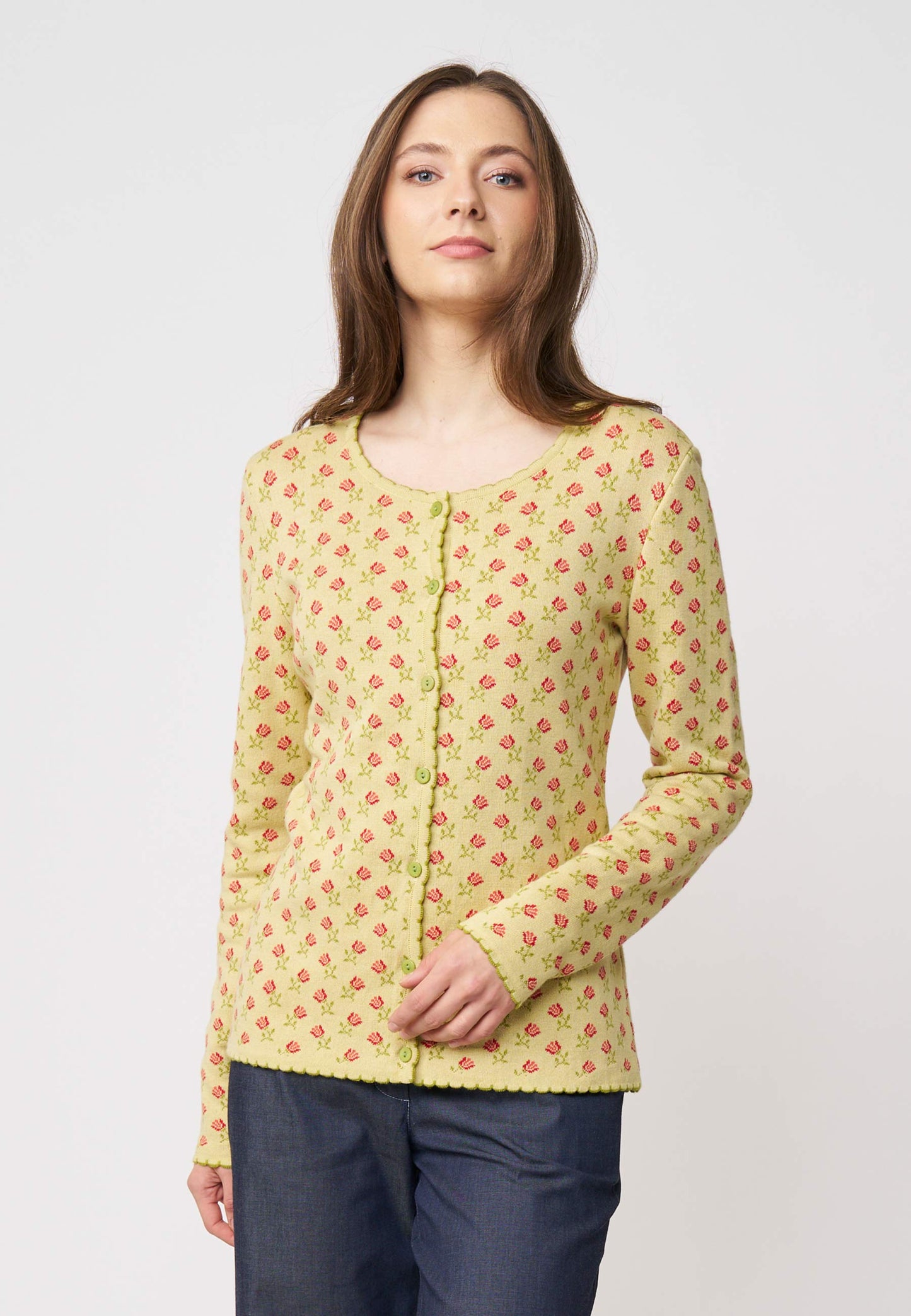 Strickjacke, Modell Lena