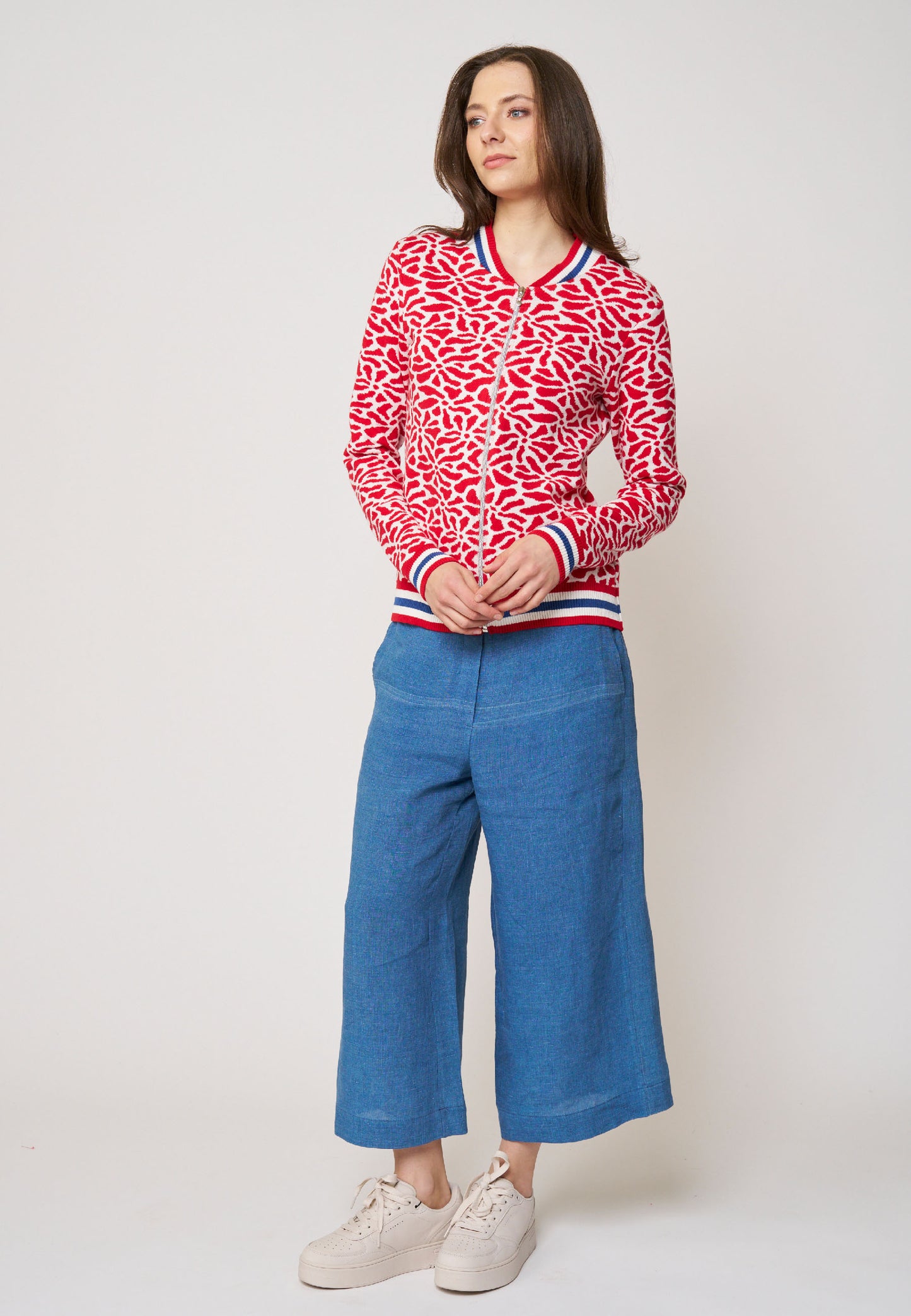 Strickjacke, Modell Alsora