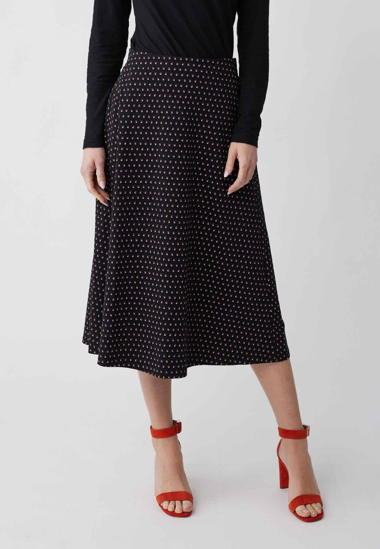 Rock, Modell Dilek , Sare schwarz , Rock , LANA Organic - Bio, Nachhaltig & Fair seit 1987