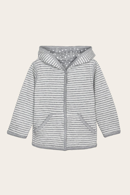 Veste à capuche réversible, modèle Momo