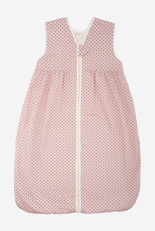 Sac de couchage en peluche à pois