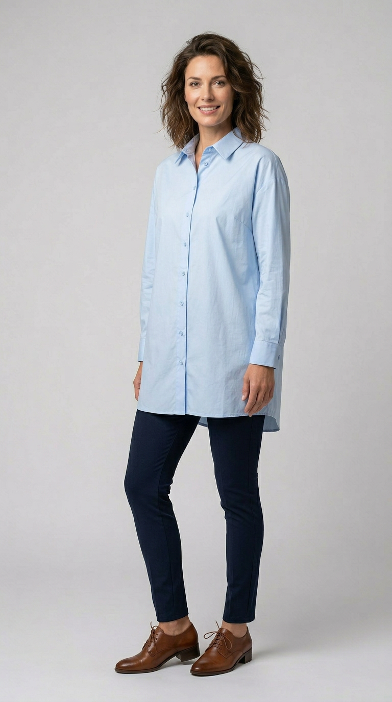 Shirt blouse, model Narcisa