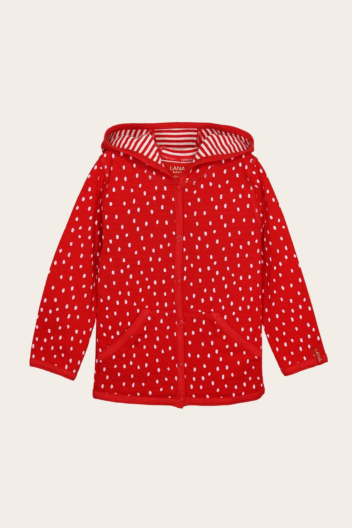 Veste à capuche réversible, modèle Momo